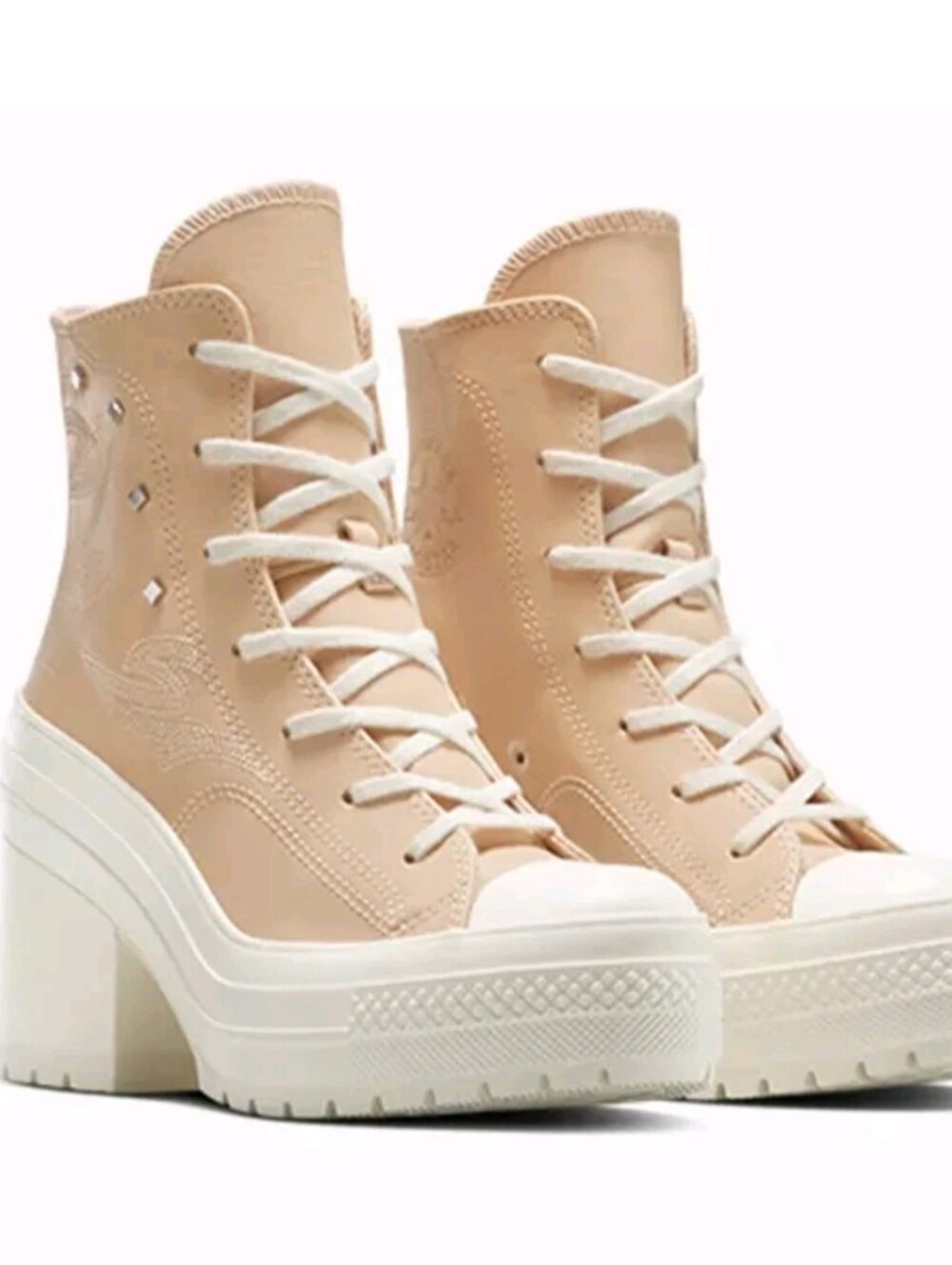 Converse 70 De Luxe Heel Platform Western Glam Shoe